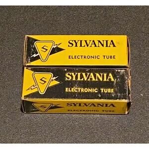 Sylvania 6C4 Electronic tube Lot Of 2
